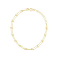 Double Ball Chain Bracelet In 375/1000 Yellow Gold