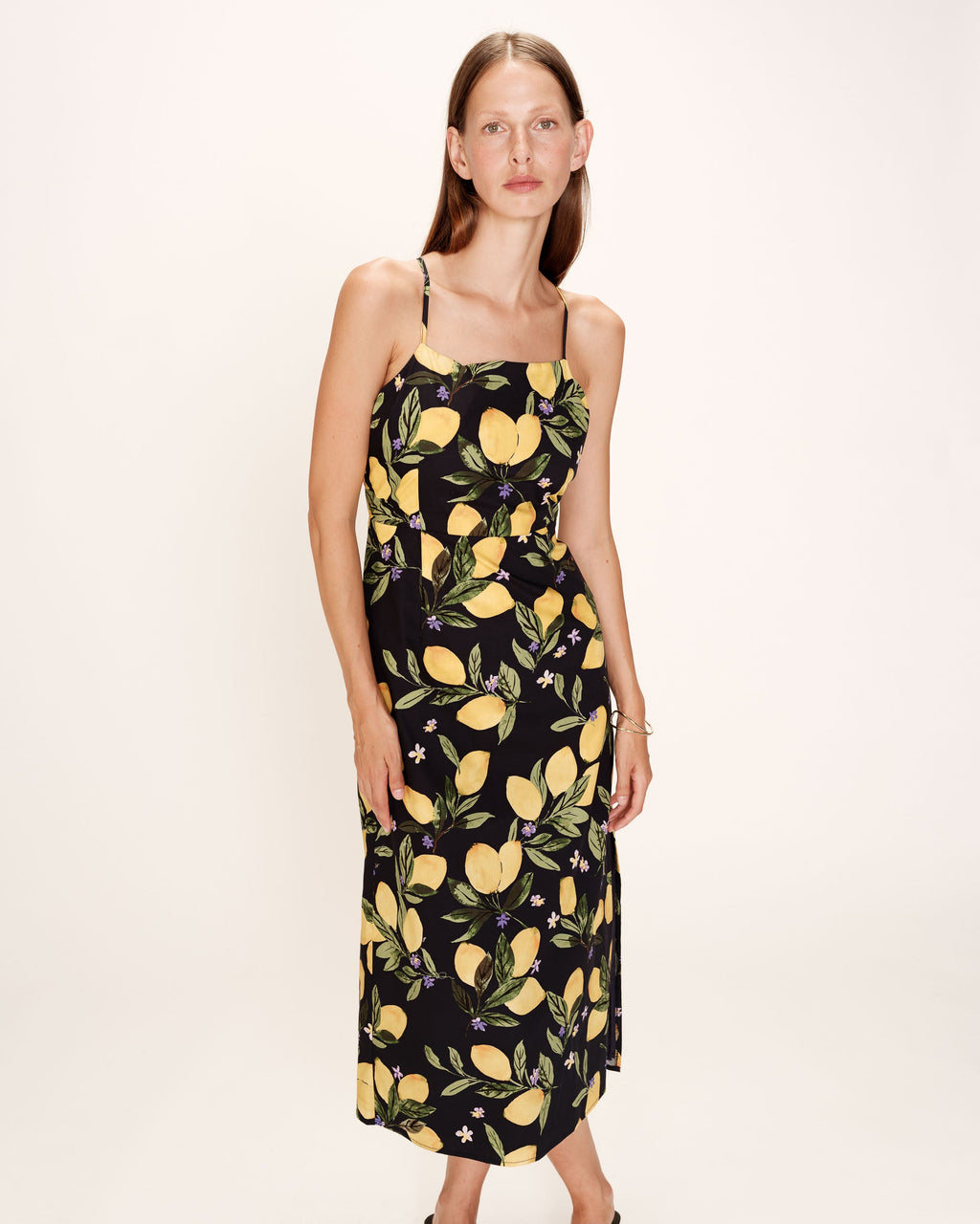 Rebecca Midi Dress - Black