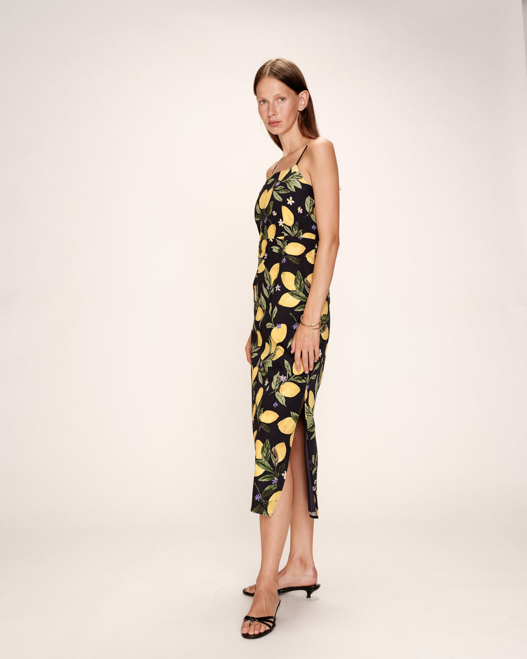 Rebecca Midi Dress - Black