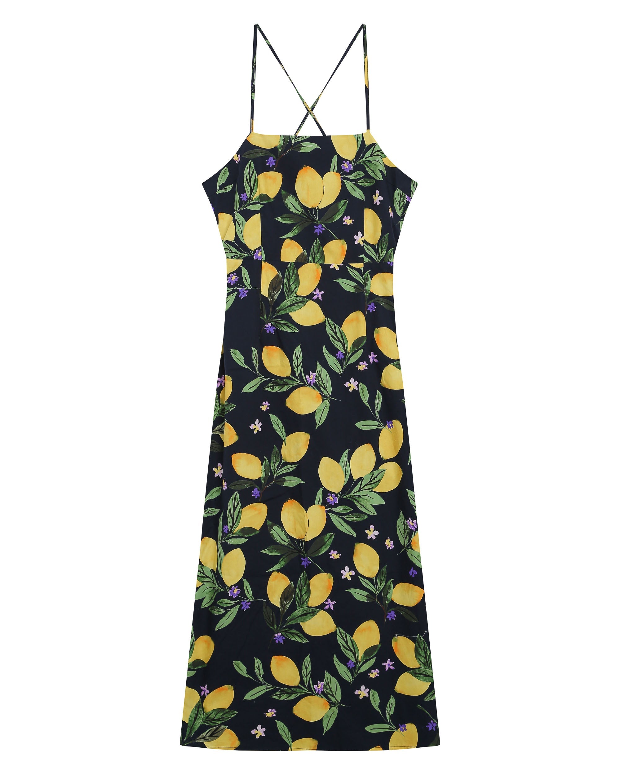 Rebecca Midi Dress - Black