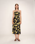 Rebecca Midi Dress - Black