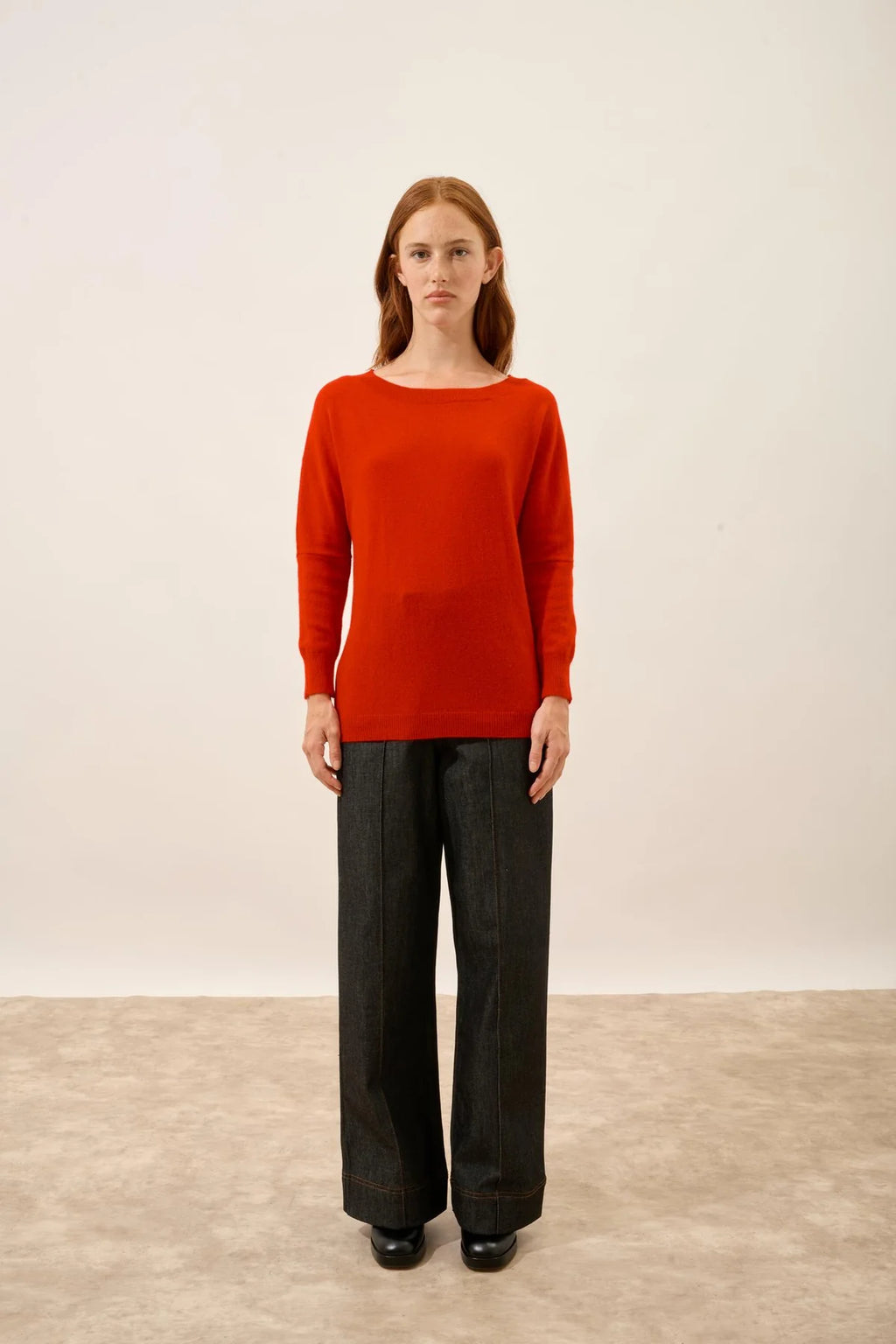 Batwing Jumper - Rebecca - Red