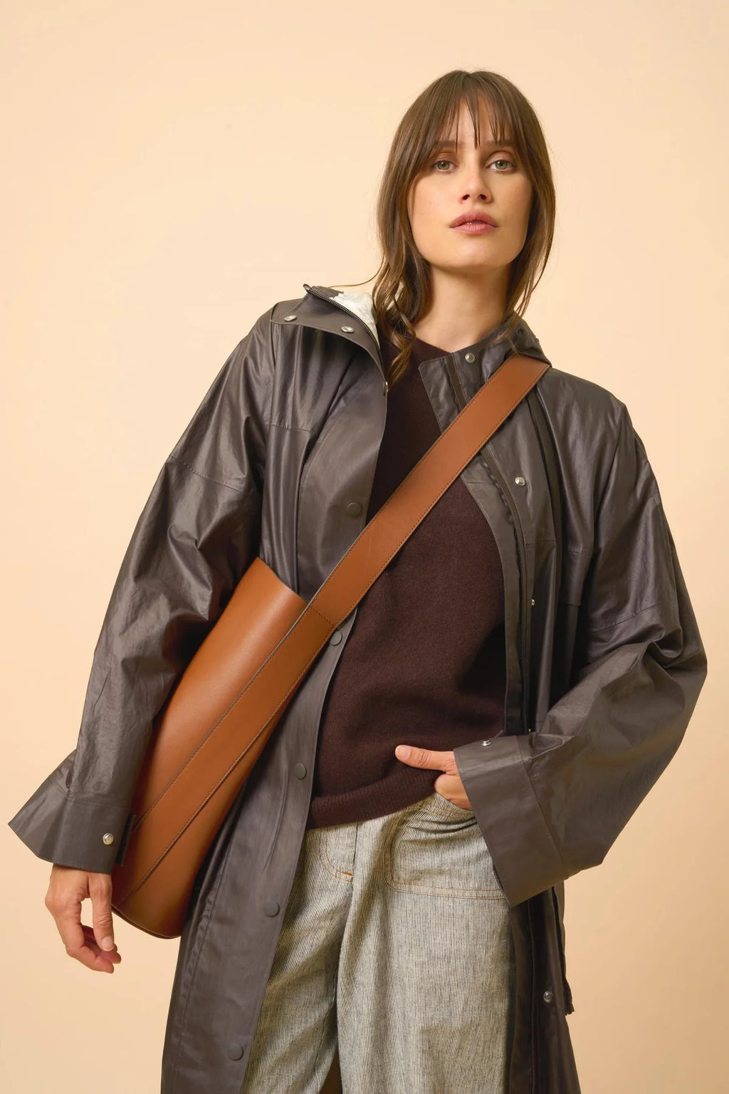 Batwing Jumper - Rebecca - Chocolate