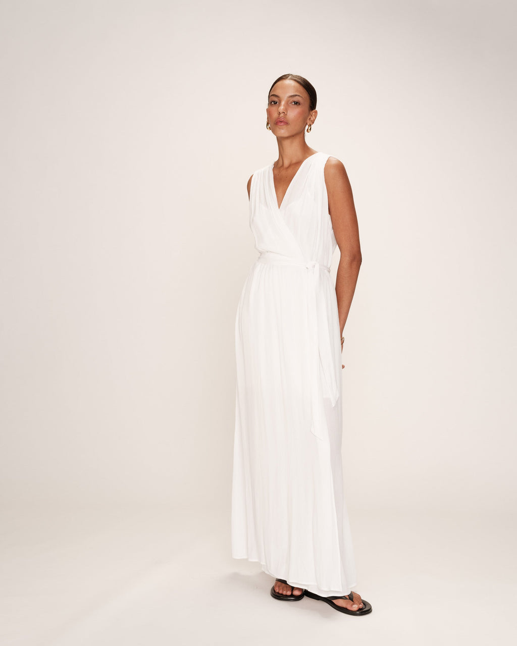 Robe Longue Regis - Ecru