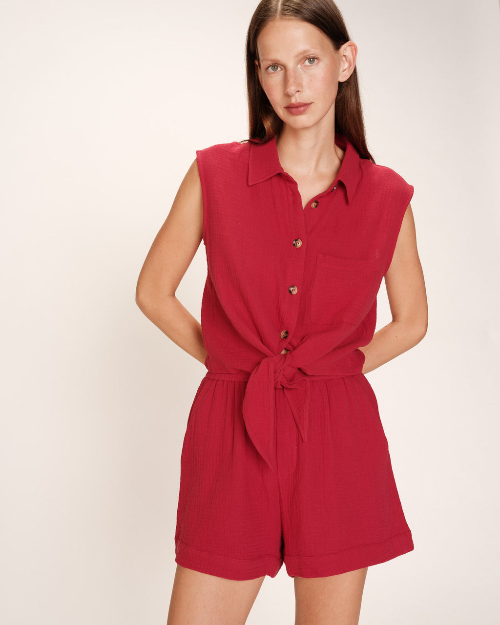 Camisa Reglisse - Cereza