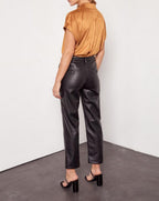 Pantalón chino Sandy de cintura alta cropped - Black Rock - Mujer