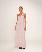 Vestido Largo Reine - Rosa