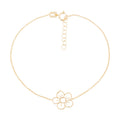 Bracelet "Fleur Dorée" Or Jaune 375/1000