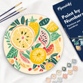 Paint By Numbers On Wood Disc - Fruit