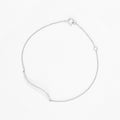 Pulsera "Amya" D0.10/29 - Oro blanco 375/1000