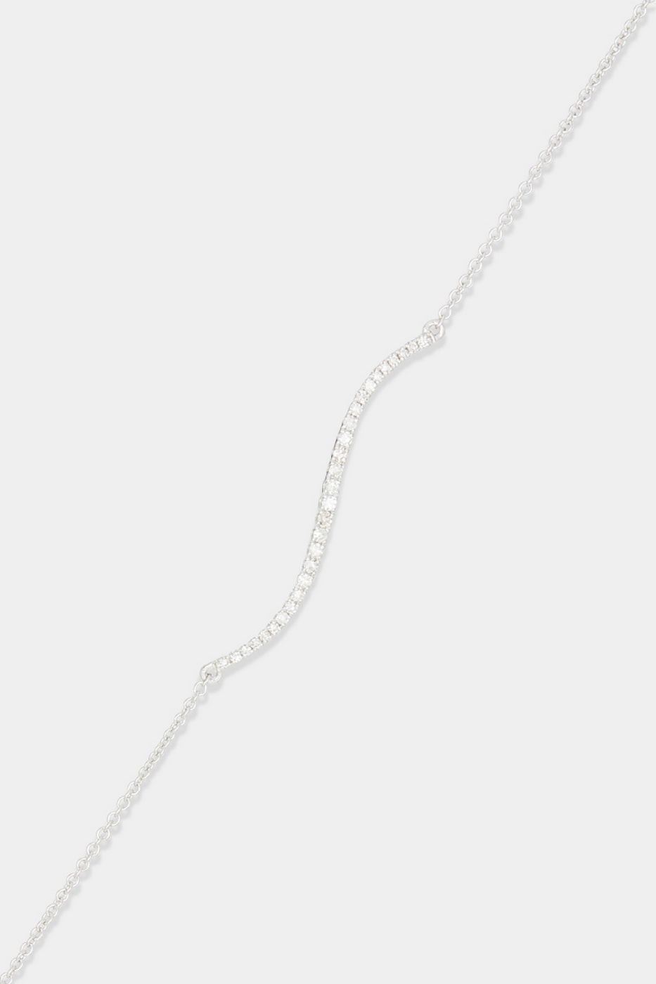 Pulsera "Amya" D0.10/29 - Oro blanco 375/1000