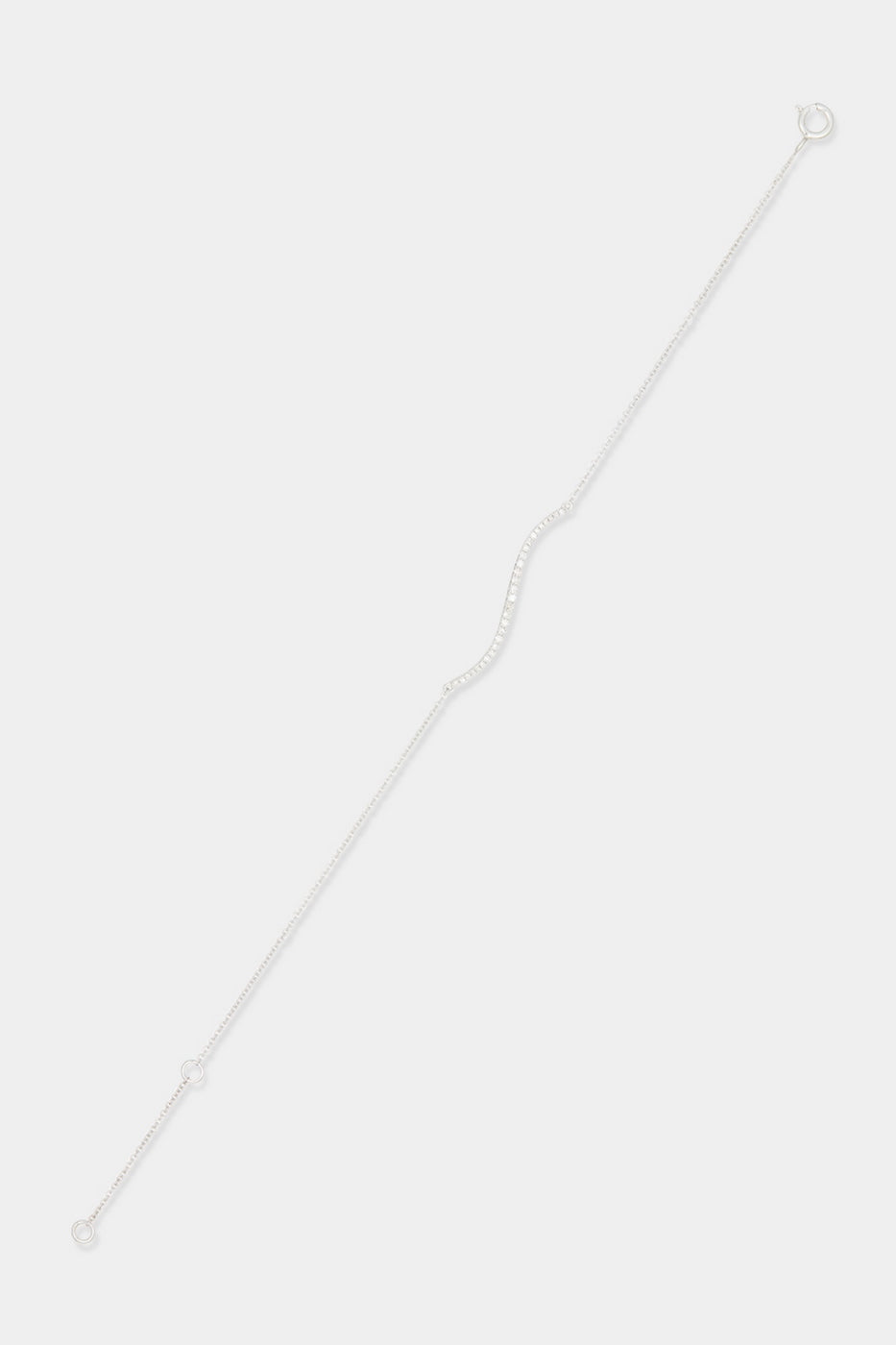 Pulsera "Amya" D0.10/29 - Oro blanco 375/1000