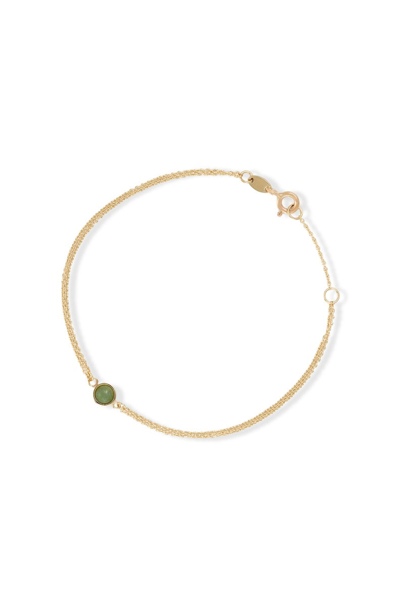 Armband "Yves" Geelgoud 375/1000