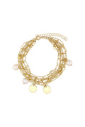 Armband "Cosmos" geelgoud 375/1000
