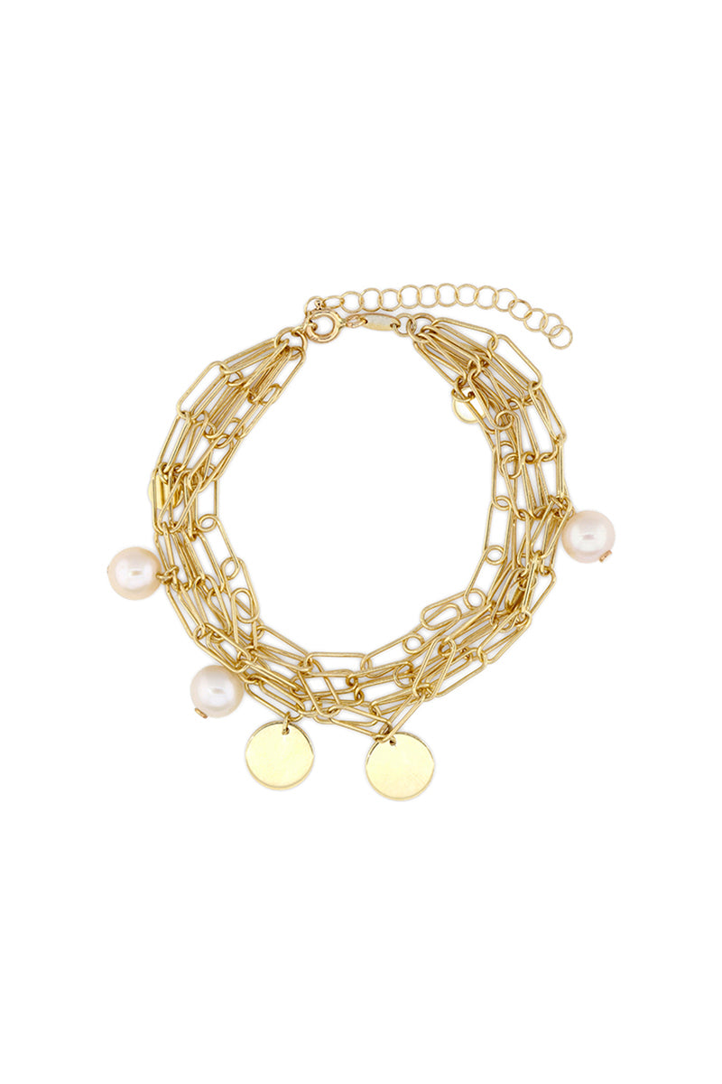 Armband "Cosmos" geelgoud 375/1000