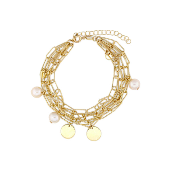 Armband "Cosmos" i 9 karat (375/1000) gult guld
