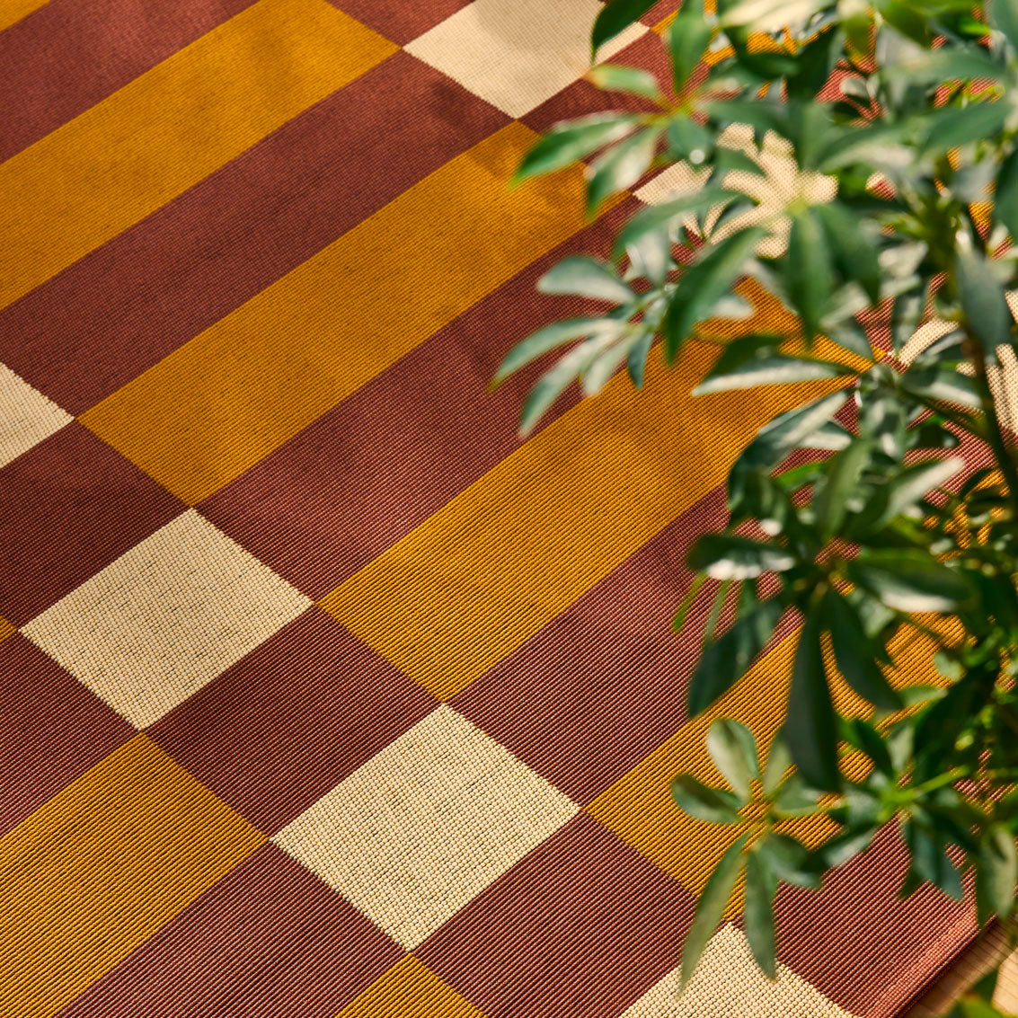 Riveira - Tapis D'Extérieur - Polypropylène/Polyester - Marron