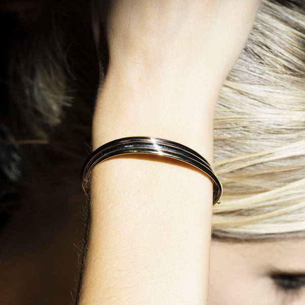 Pulsera "Trio D'Or" Oro Tricolor 375/1000 - Oro Tricolor 375/1000