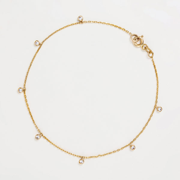 Armband "Tropfen" 375/1000