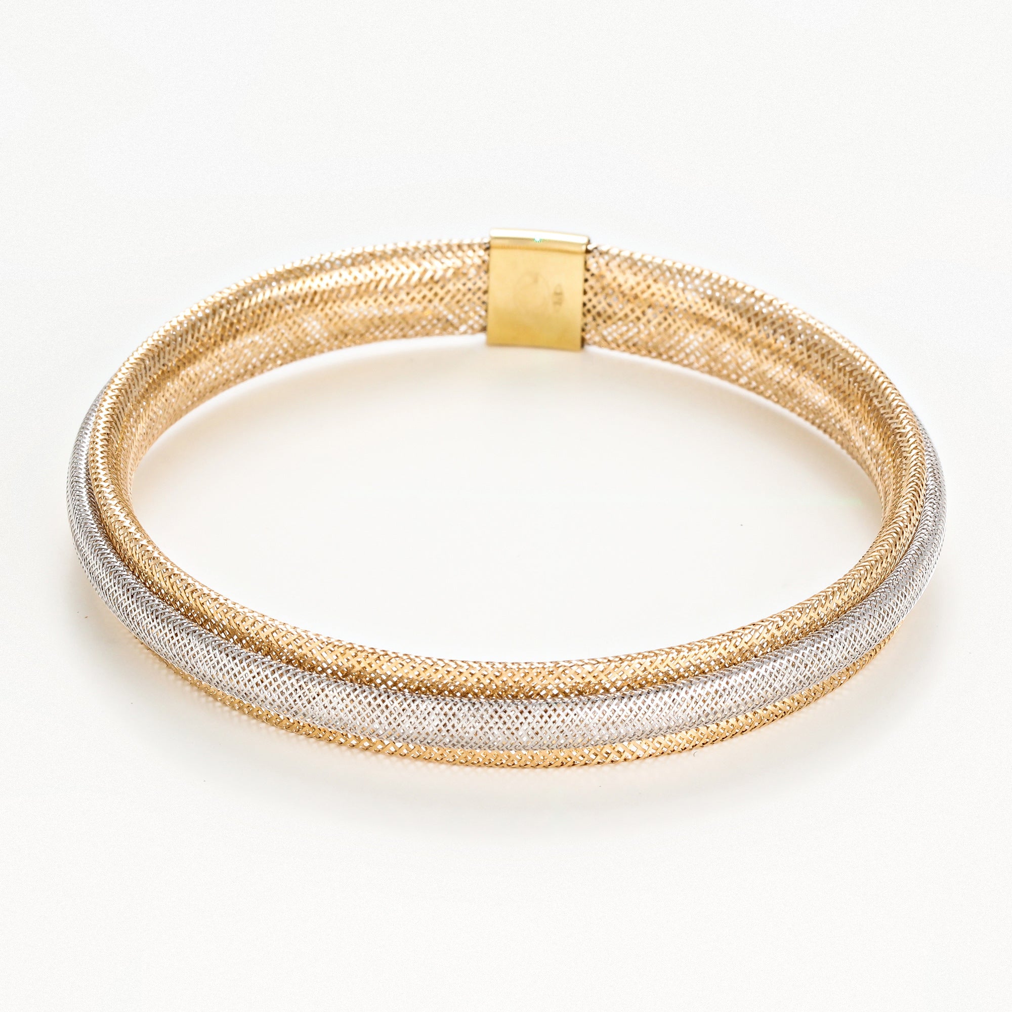 Bracelet "Vico Scintillant 8Mm" - Or Jaune 375/1000