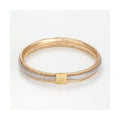 Bracelet " Vico Scintillant 8Mm" Or Bicolore 375/1000