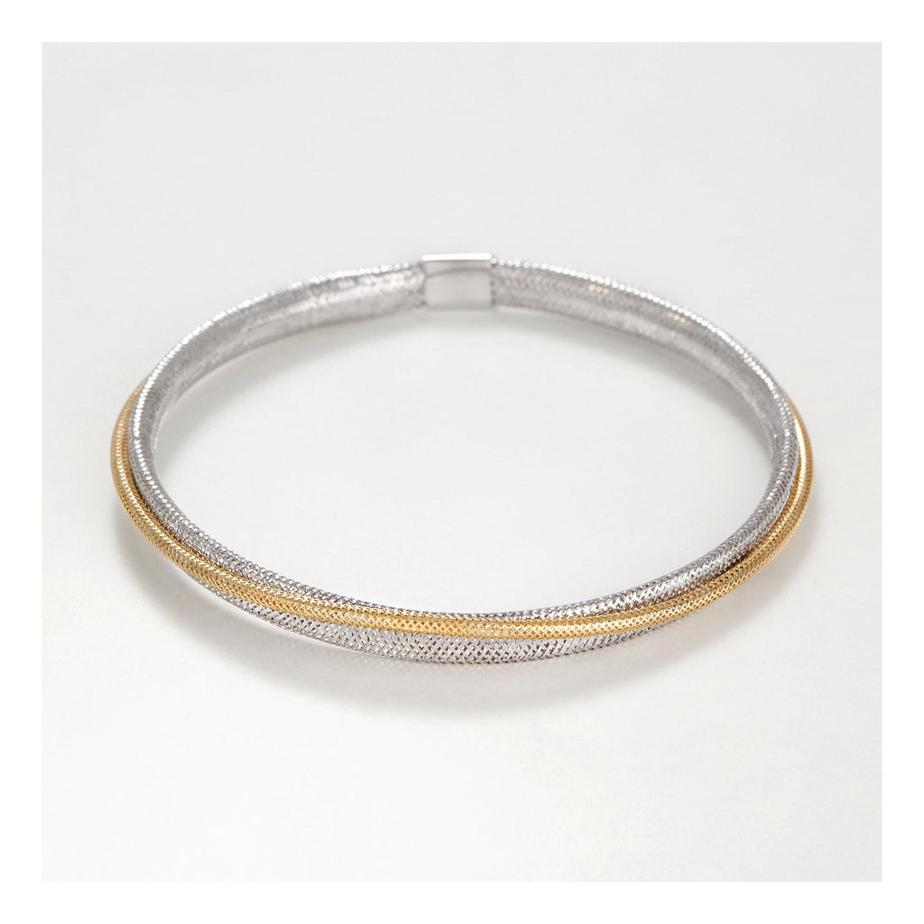 “Matera” Bracelet Two-tone White Gold 375/1000