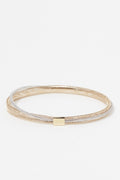 Bracelet "Matera" Or Bicolore  375/1000