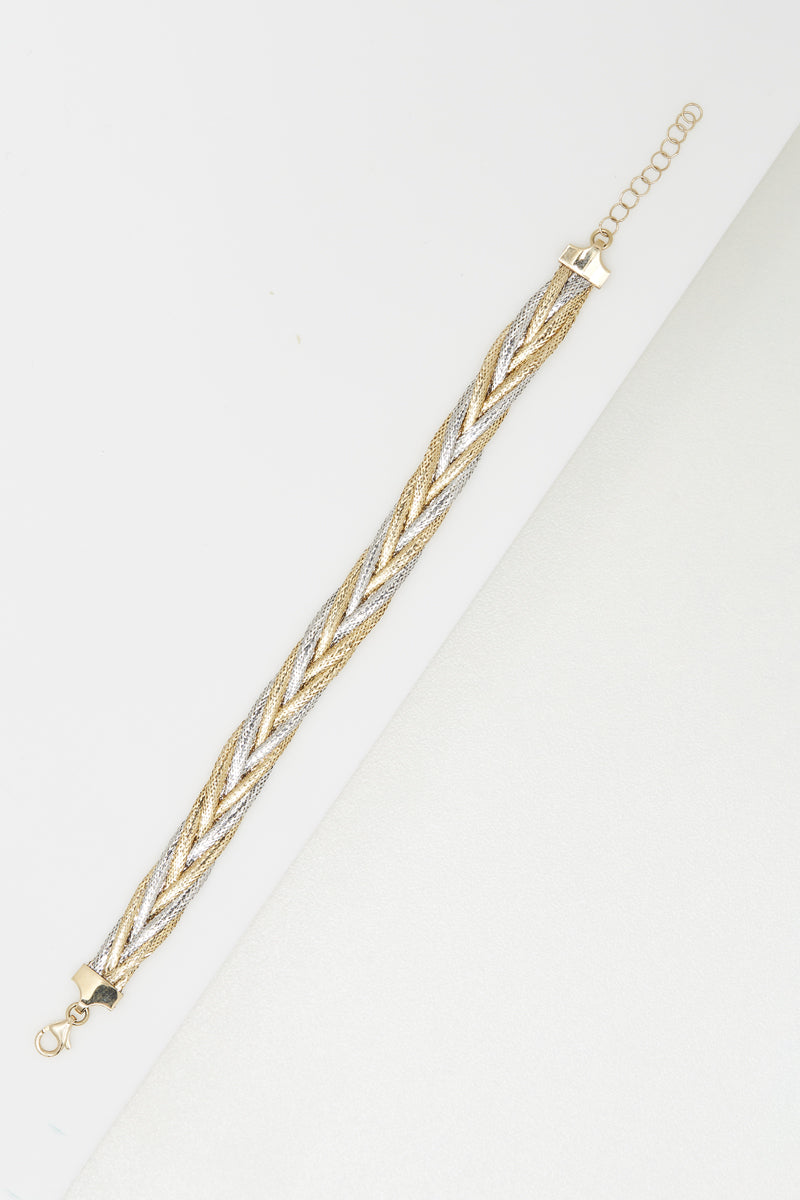 Bracelet "Dolce Vita" - Or Bicolore 375/1000
