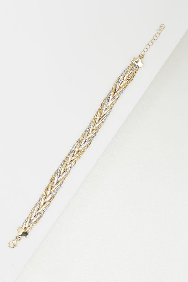 Bracelet "Dolce Vita" - Or Bicolore 375/1000