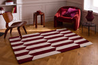 Rojo tormenta – Alfombra de lana – P_RO1011ROU Rojo tormenta