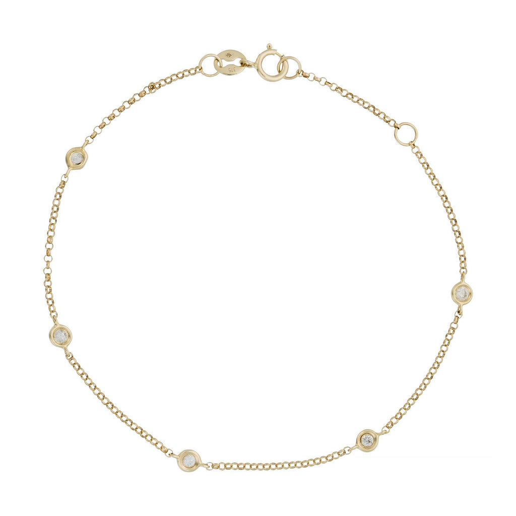 Bracelet "Sunshine" Diamant 0,14/5