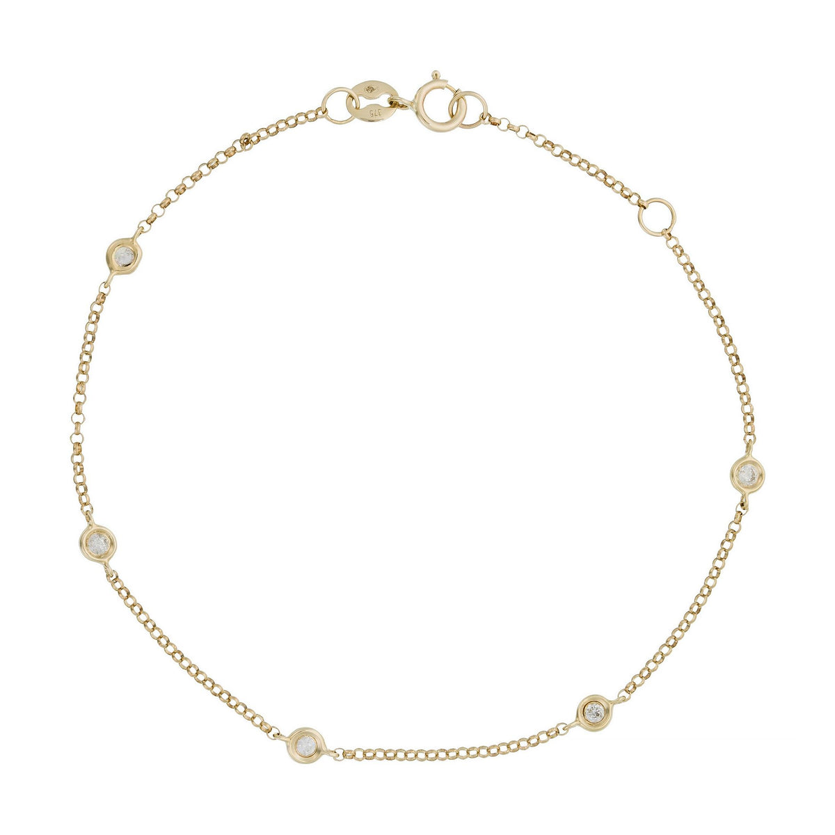 Bracelet "Sunshine" Diamant 0,14/5