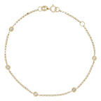 Pulsera de Diamantes “Sunshine” 0.14/5 – Oro Amarillo