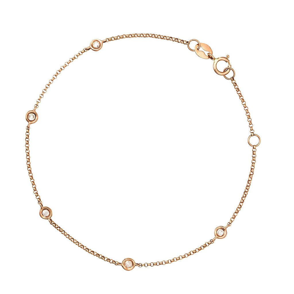 Pulsera "Sunshine" D0.14/5 - Oro rosa 375/1000