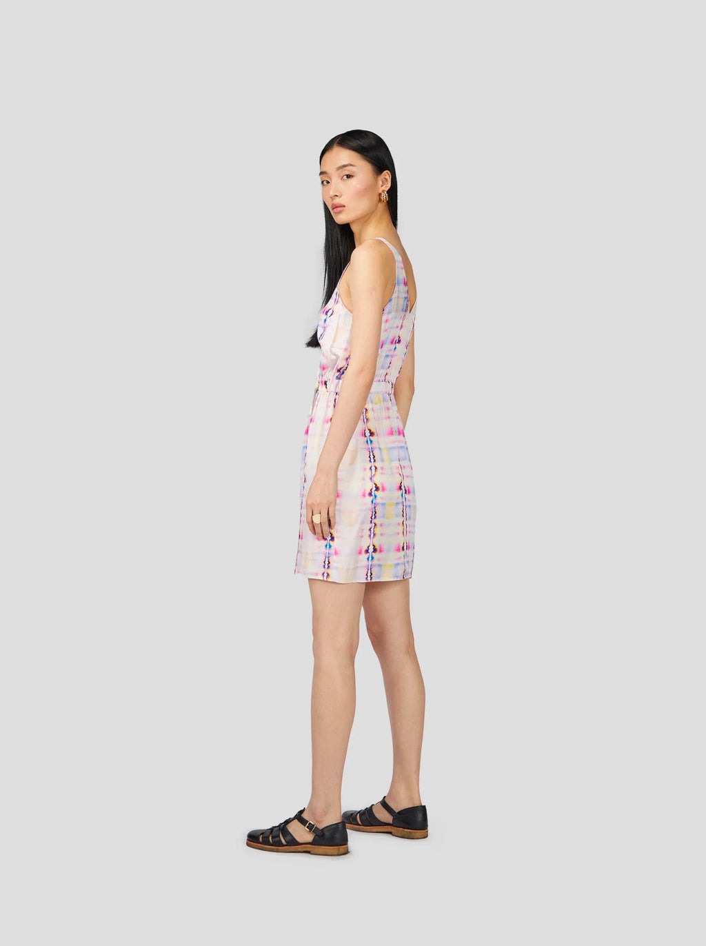 Vestido Austriaco Estampado En Papel Secante