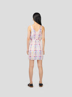Vestido Austriaco Estampado En Papel Secante