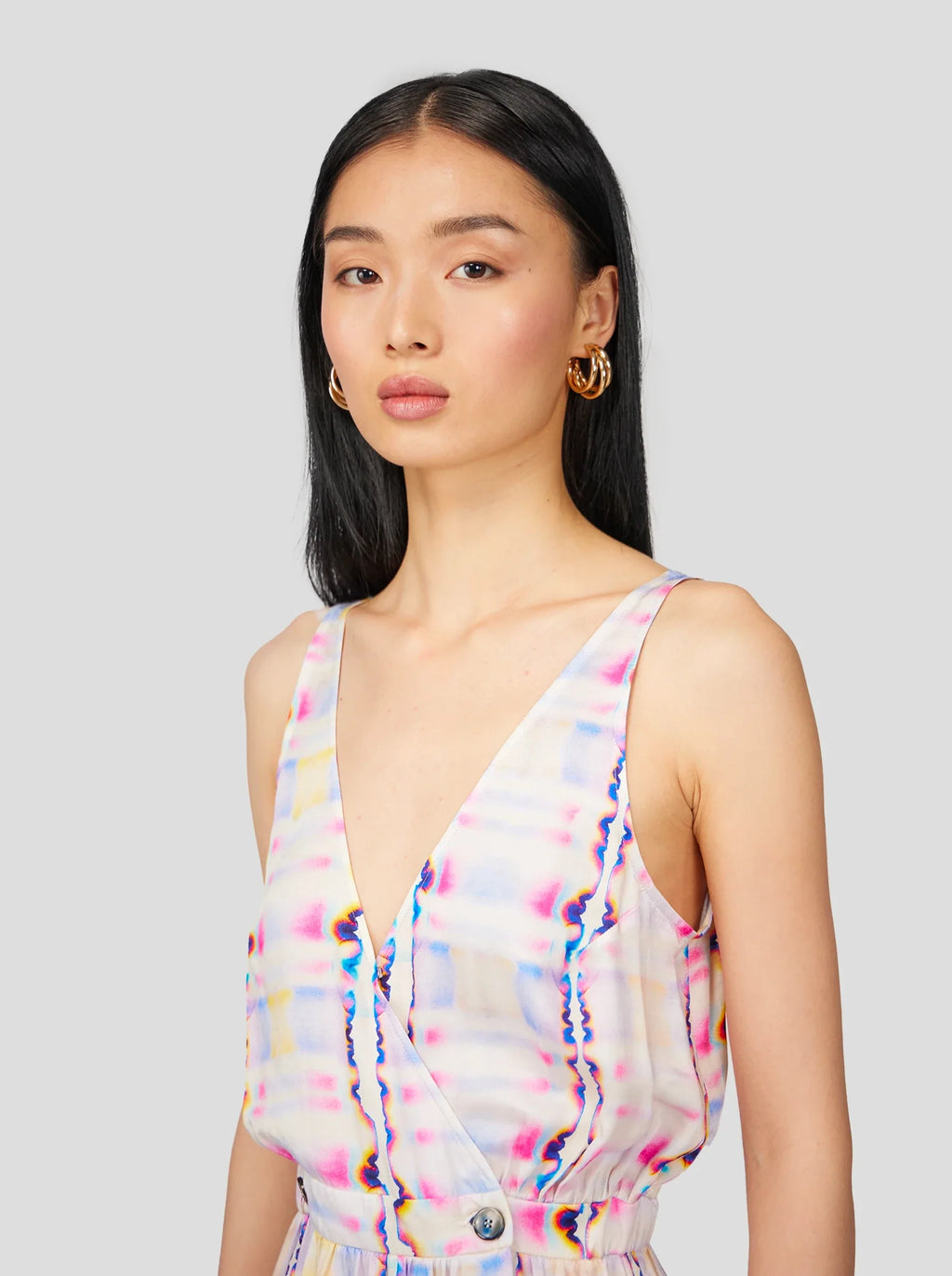 Vestido Austriaco Estampado En Papel Secante