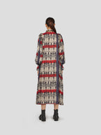 Robe Oma À Imprimé Rift