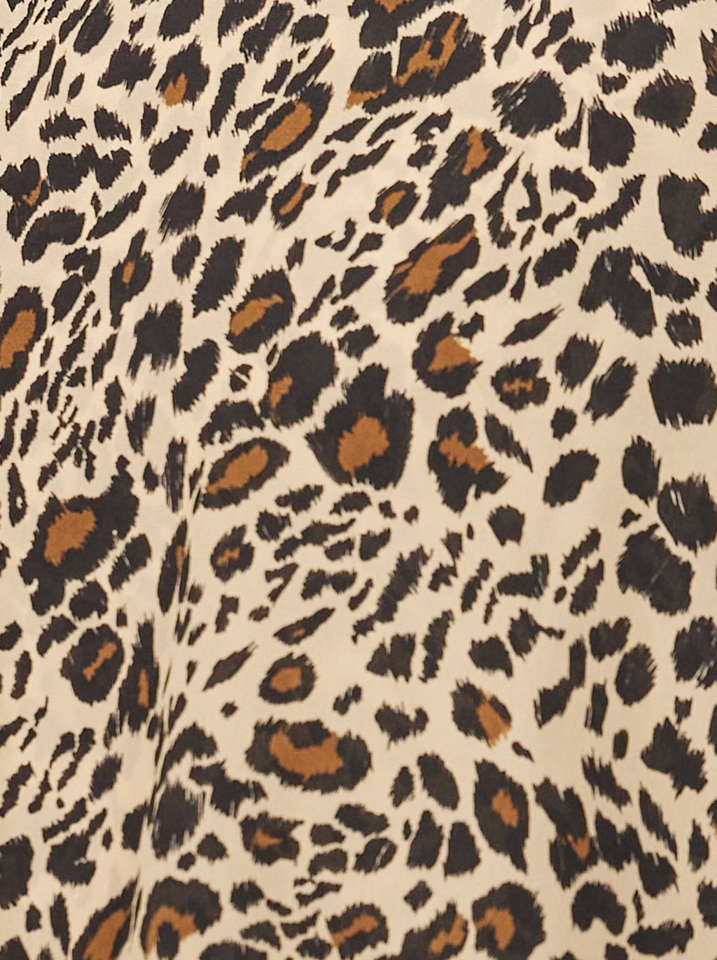 Robe Dries En Imprimé Léopard Soyeux