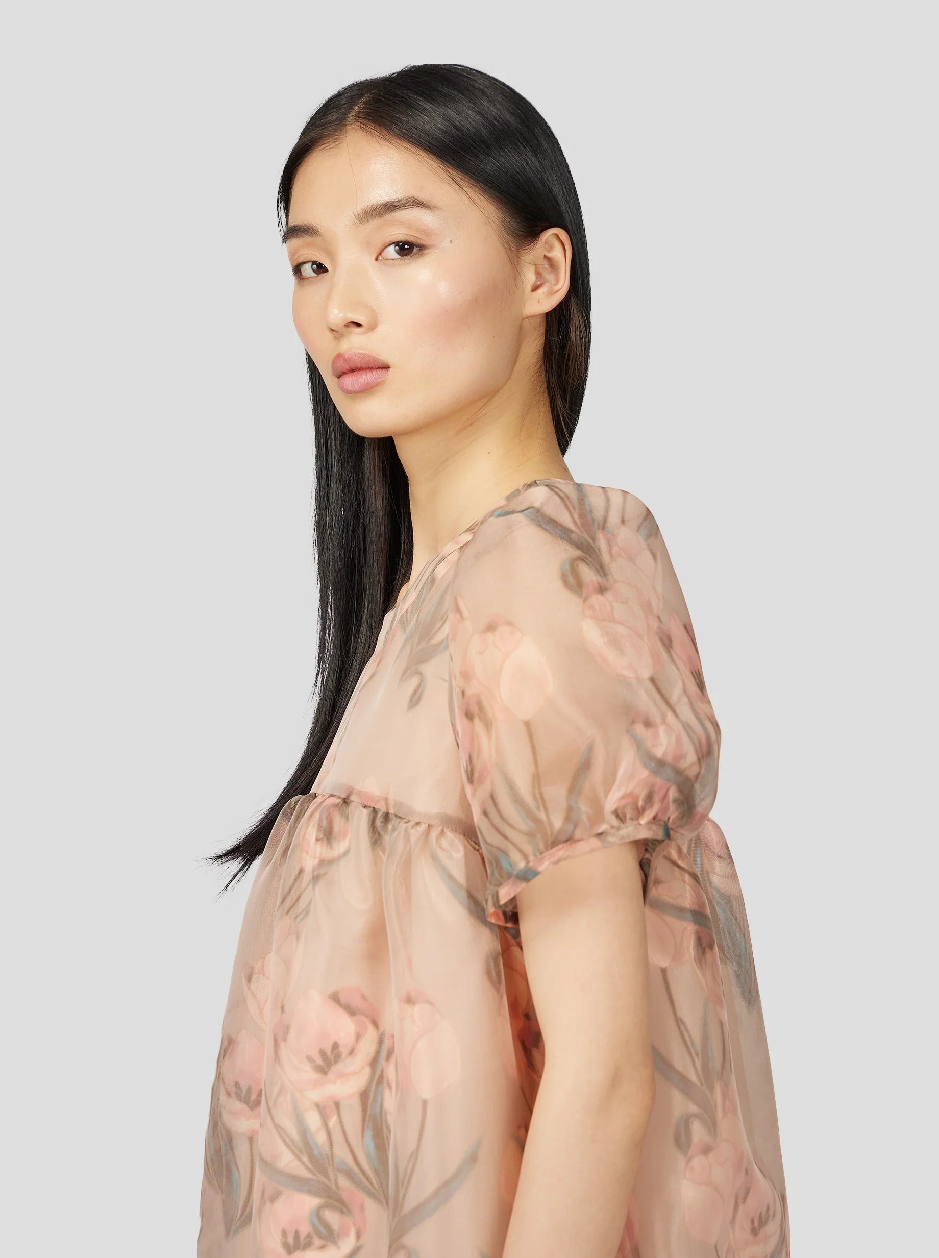 Robe Gaya En Organza Umé