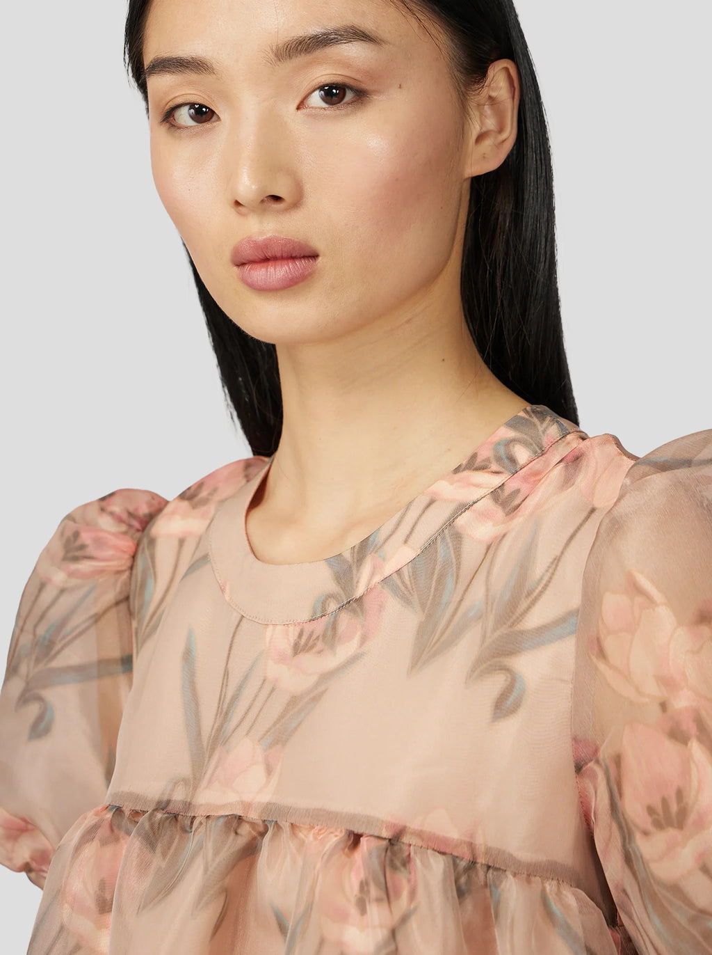 Robe Gaya En Organza Umé