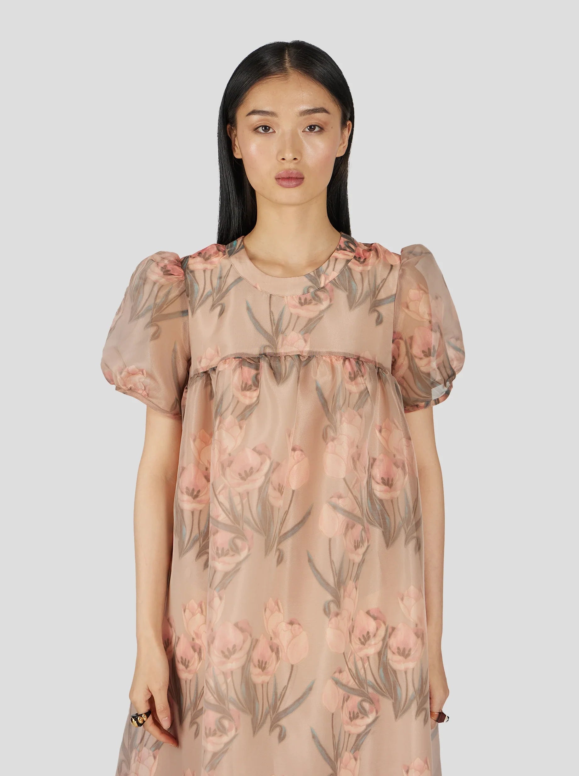 Robe Gaya En Organza Umé