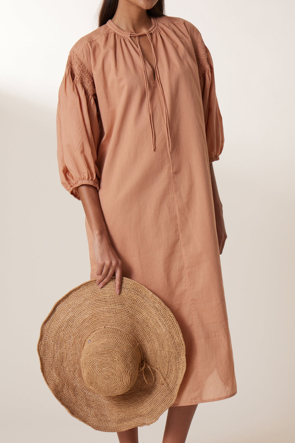 Rireain Dress - Peach