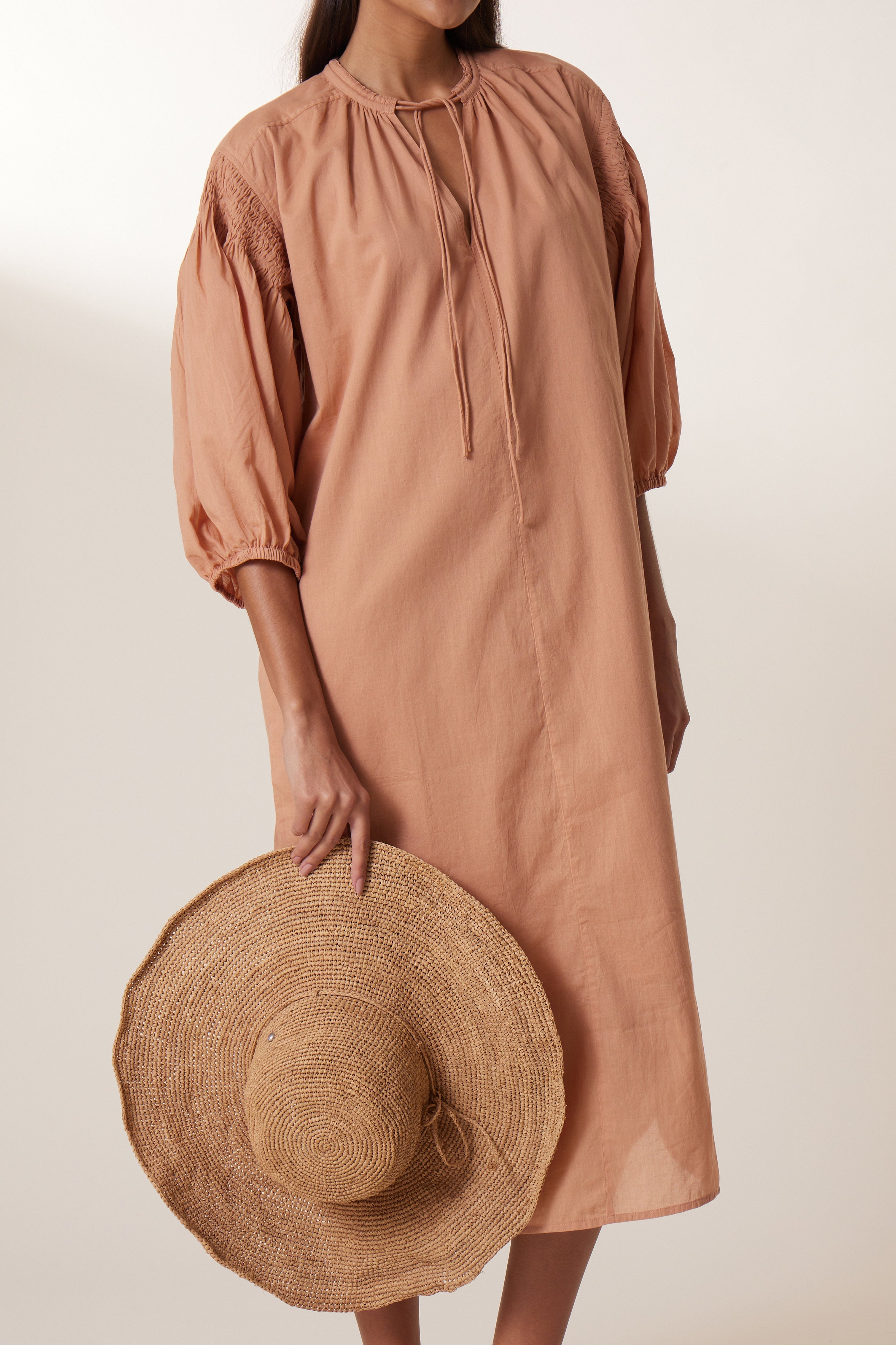 Rireain Dress - Peach
