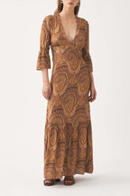 Vestido Largo Rocío - Camel