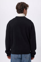 Giacca Con Zip Roger - Nero - Uomo - Cashmere E Lana