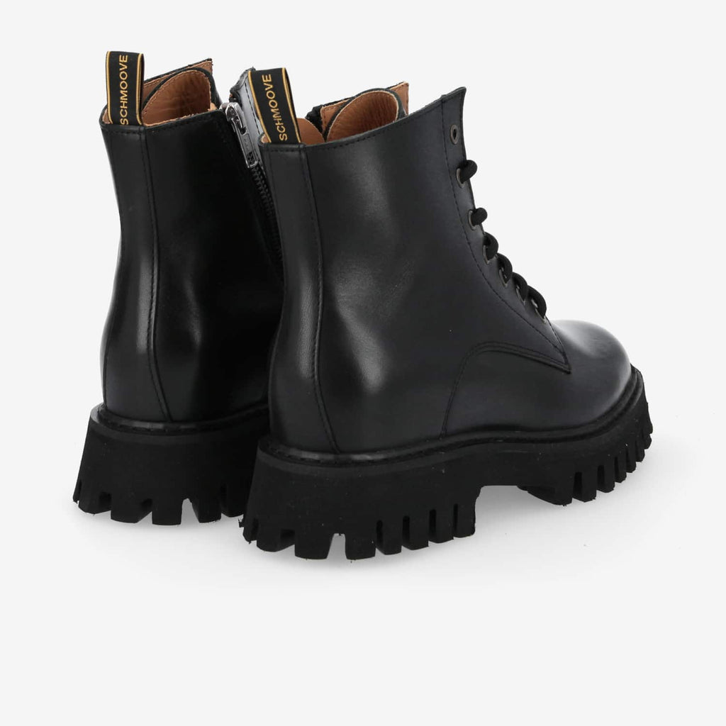 Rotterdam Lace Up W - Nappa - Black