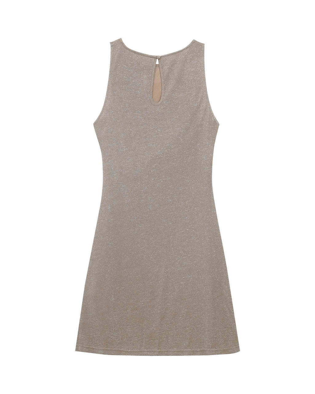 Vestido Corto Rolling - Taupe