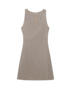 Vestido Corto Rolling - Taupe