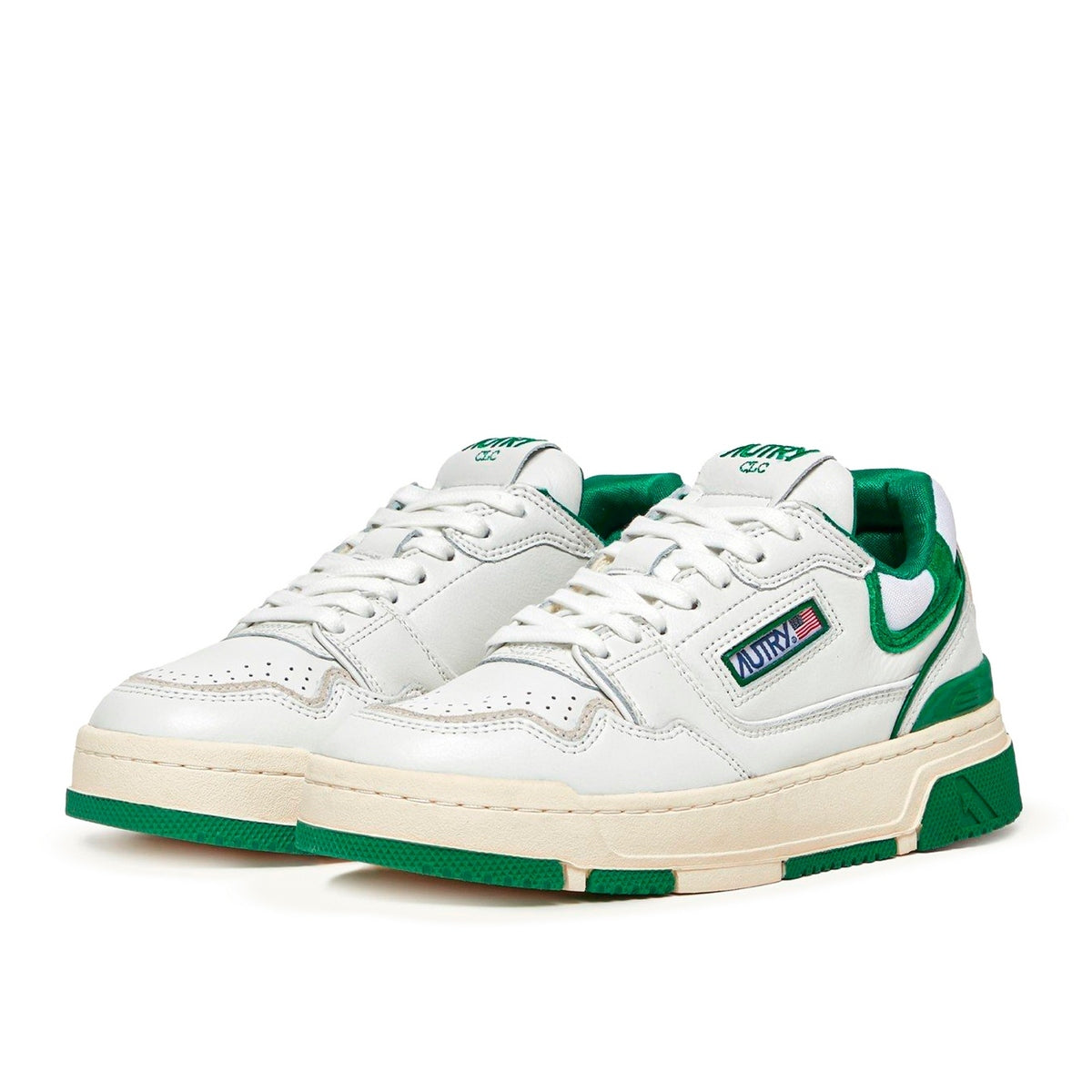 Autry Clc Low Green White (W) - White